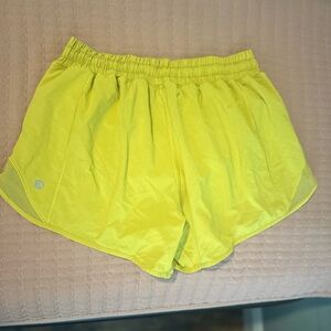 Yellow lululemon shorts, Size:2